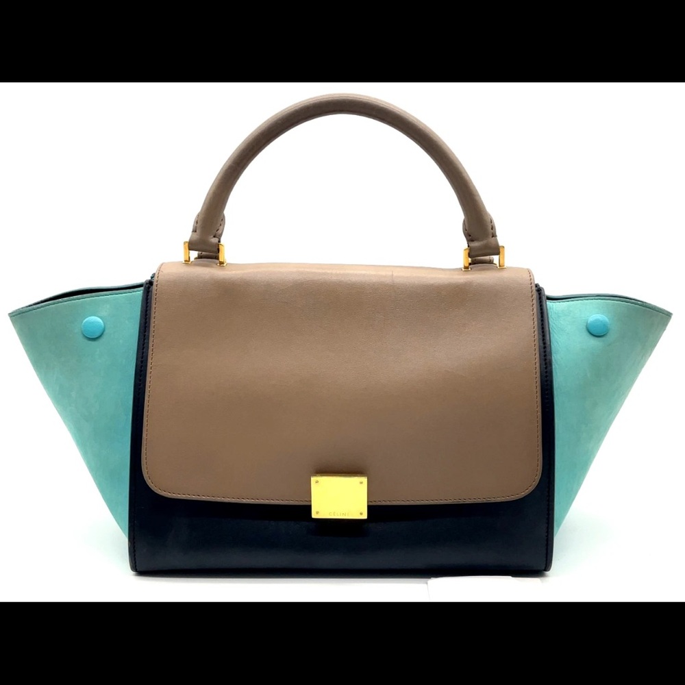 Celine Tricolor Trapeze Bag